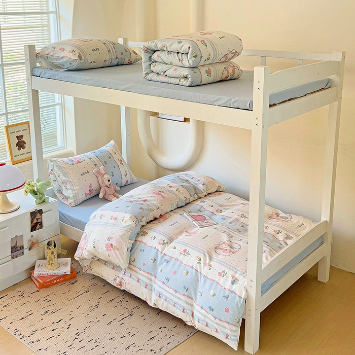 91家纺网 家纺一手货源 找家纺 （总）海岛哥哥 2025新款云朵棉宿舍学生三件套