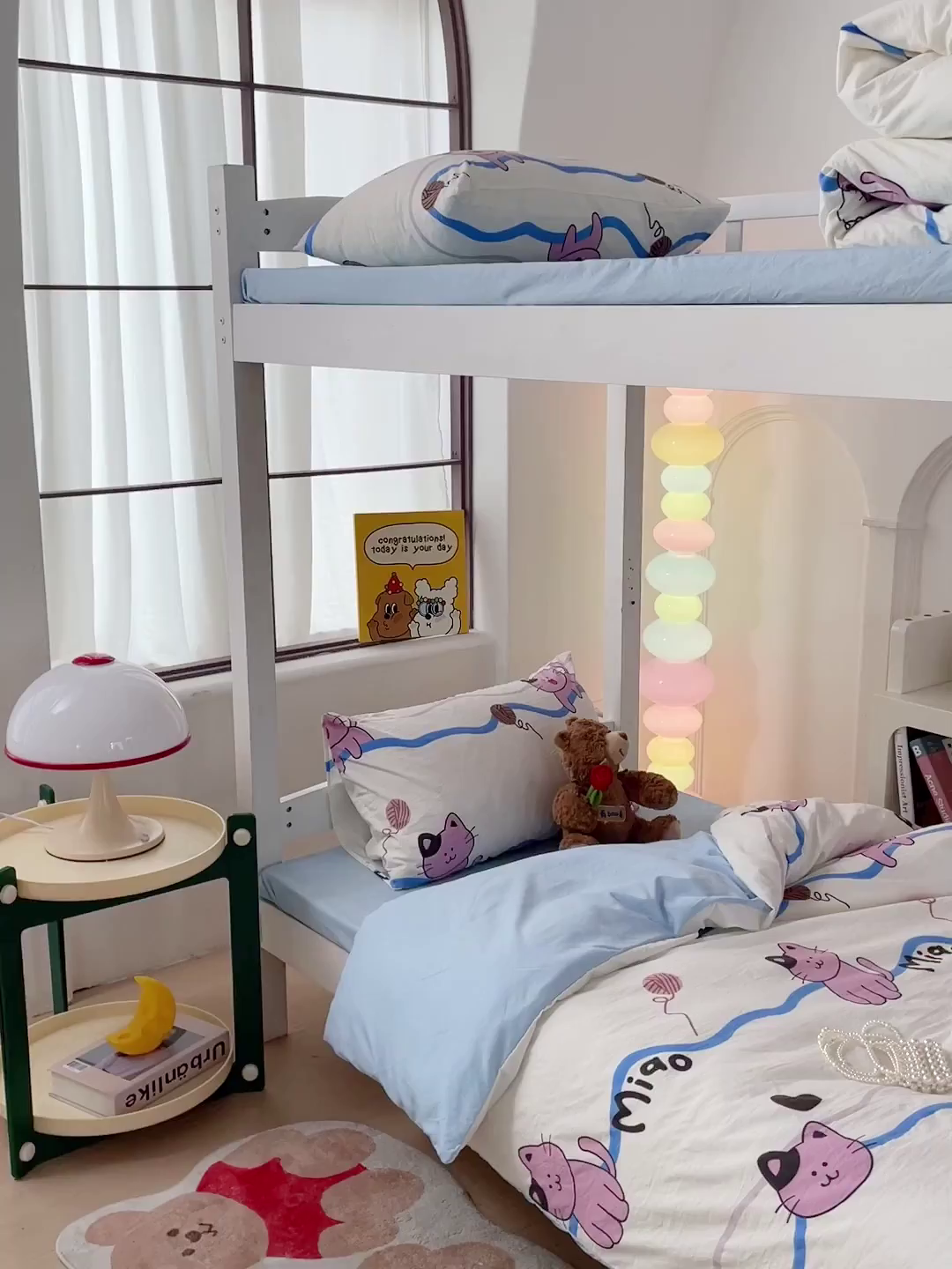 91家纺网 家纺一手货源 找家纺 海岛哥哥 2025新款云朵棉宿舍学生三件套 线条喵