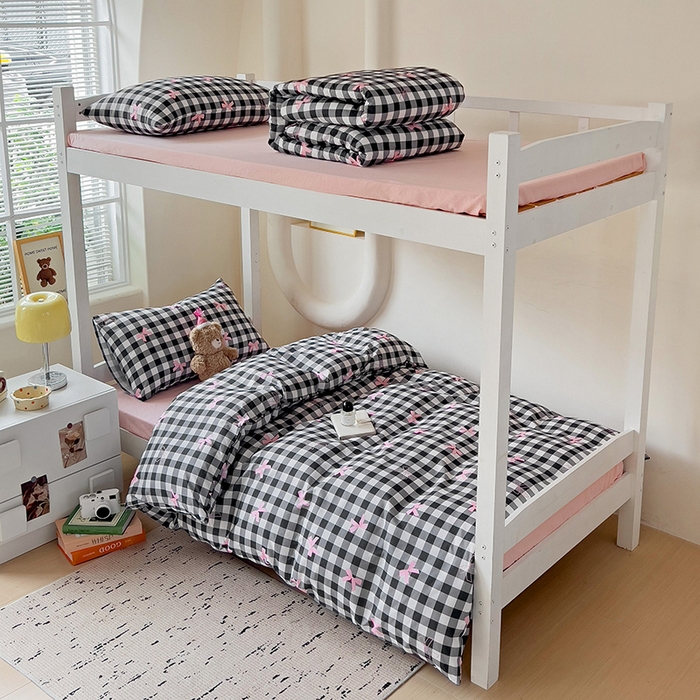 91家纺网 家纺一手货源 找家纺 （总）海岛哥哥 2025新款云朵棉宿舍学生三件套