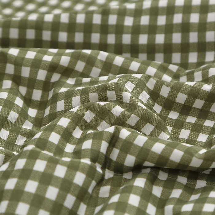 91家纺网 家纺一手货源 找家纺 贝兰仙奴 2025春夏新款针织棉格子印花夏被夏凉被空调被 小绿格