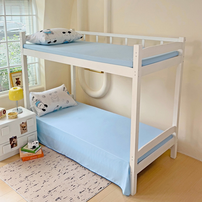 91家纺网 家纺一手货源 找家纺 海岛哥哥 2025新款云朵棉宿舍学生三件套 彩色蝴蝶