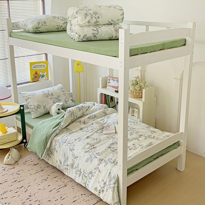 91家纺网 家纺一手货源 找家纺 海岛哥哥 2025新款云朵棉宿舍学生三件套 藤蔓