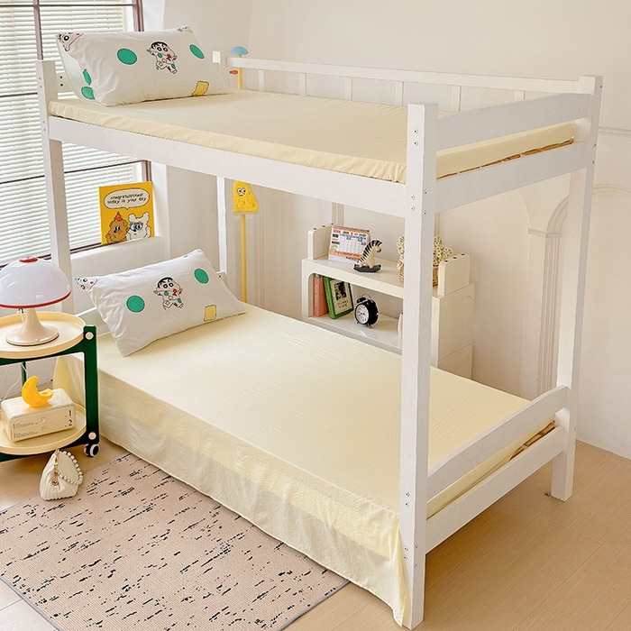 91家纺网 家纺一手货源 找家纺 海岛哥哥 2025新款云朵棉宿舍学生三件套 可爱小新