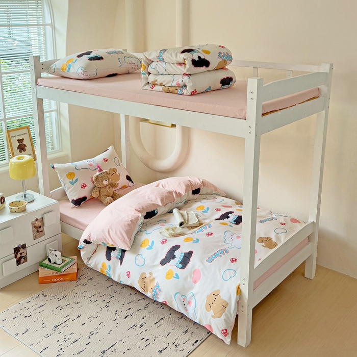 海岛哥哥 2025新款云朵棉宿舍学生三件套 彩虹小狗