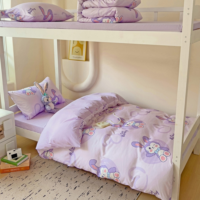 91家纺网 家纺一手货源 找家纺 海岛哥哥 2025新款云朵棉宿舍学生三件套 黛菲