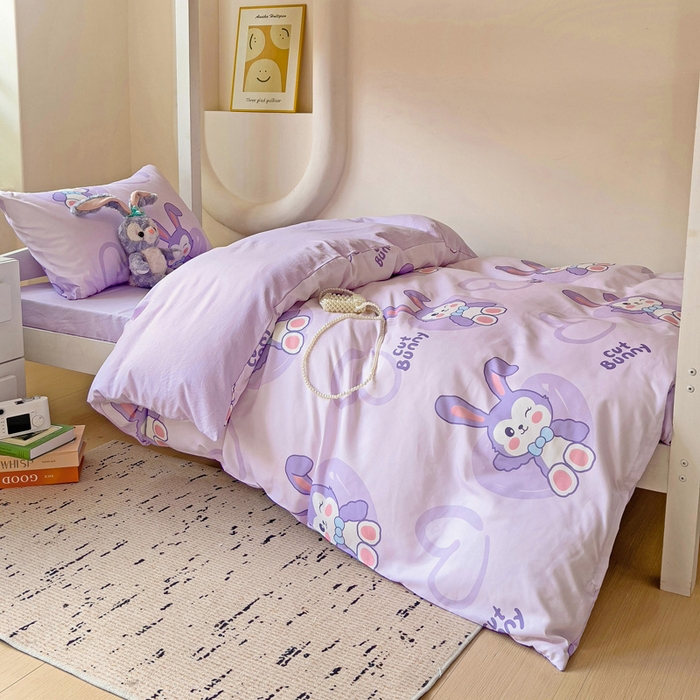 91家纺网 家纺一手货源 找家纺 海岛哥哥 2025新款云朵棉宿舍学生三件套 黛菲