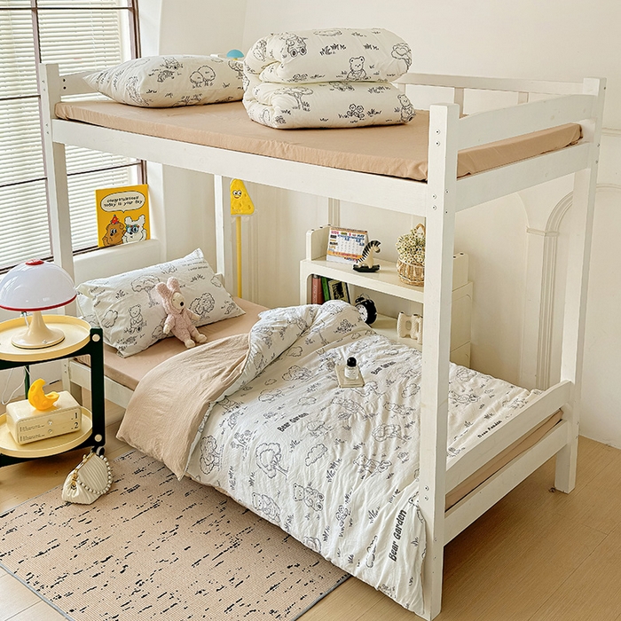 海岛哥哥 2025新款云朵棉宿舍学生三件套 熊宝乐园