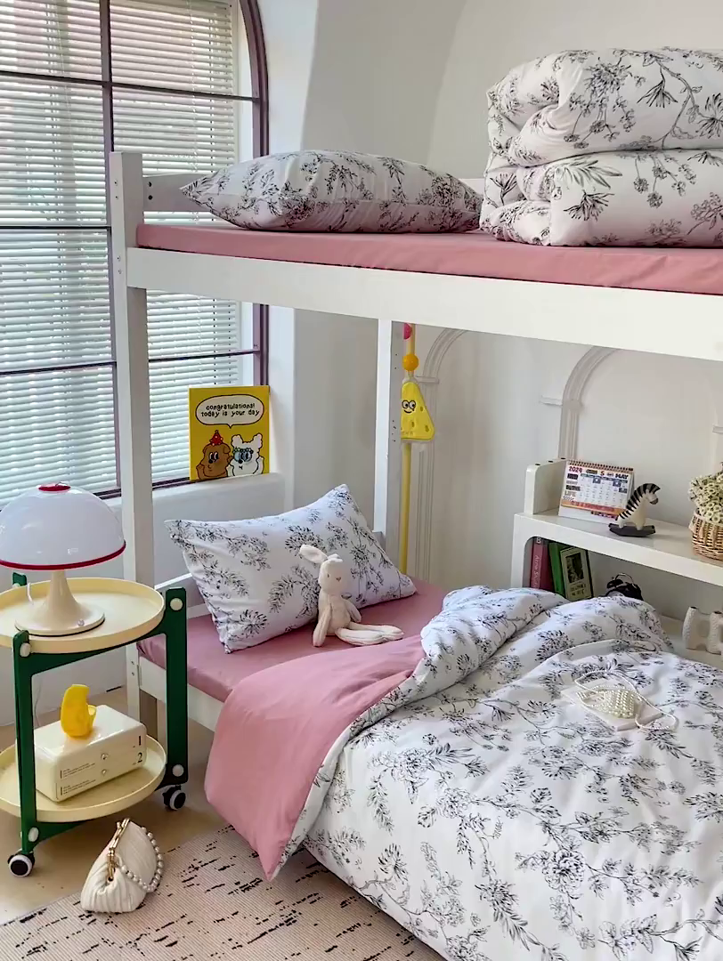 91家纺网 家纺一手货源 找家纺 海岛哥哥 2025新款云朵棉宿舍学生三件套 时安