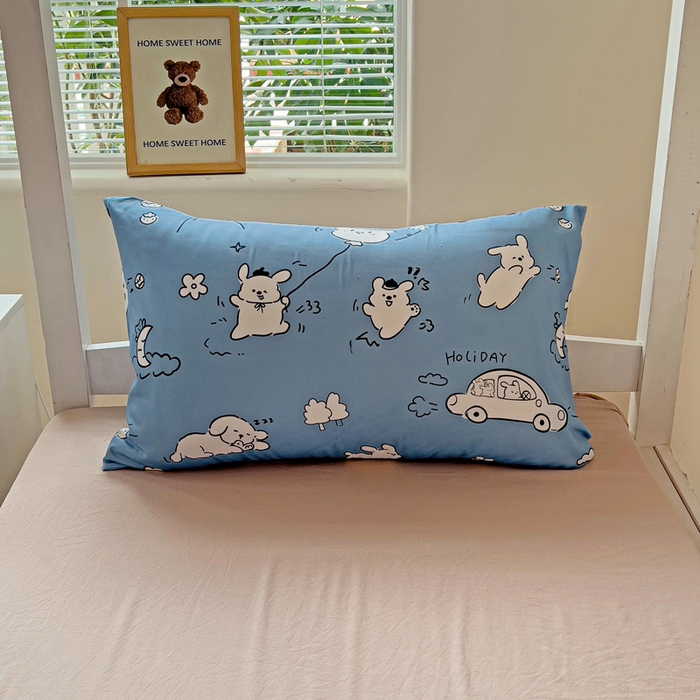 91家纺网 家纺一手货源 找家纺 港岛妹妹 2025新款宿舍学生三件套 狗狗乐园