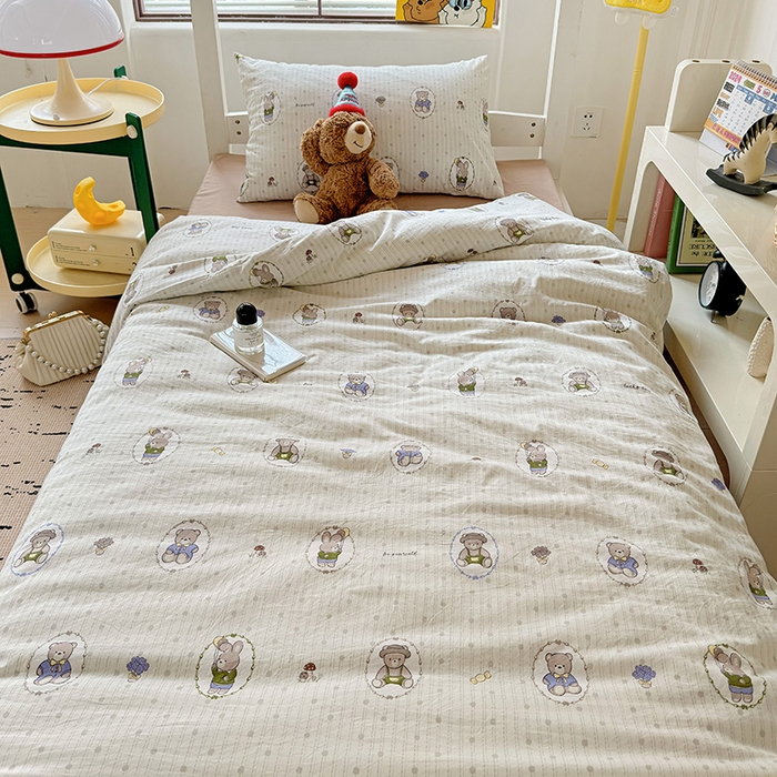 91家纺网 家纺一手货源 找家纺 港岛妹妹 2025新款宿舍学生三件套 童年玩偶