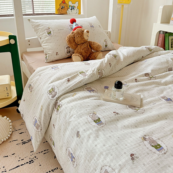 91家纺网 家纺一手货源 找家纺 港岛妹妹 2025新款宿舍学生三件套 童年玩偶