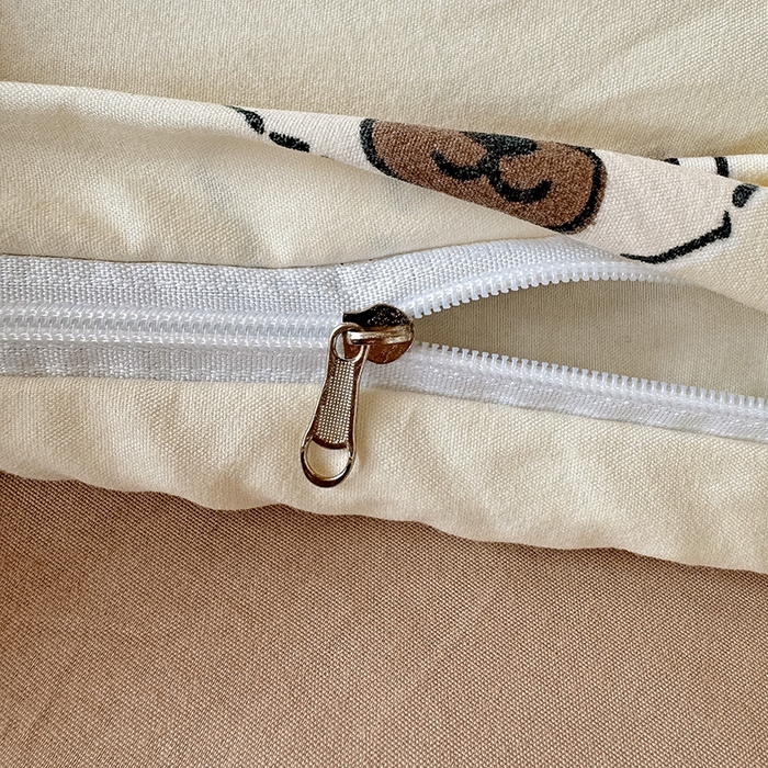 91家纺网 家纺一手货源 找家纺 港岛妹妹 2025新款宿舍学生三件套 熊熊公仔