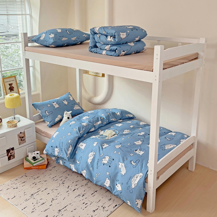 港岛妹妹 2025新款宿舍学生三件套 狗狗乐园