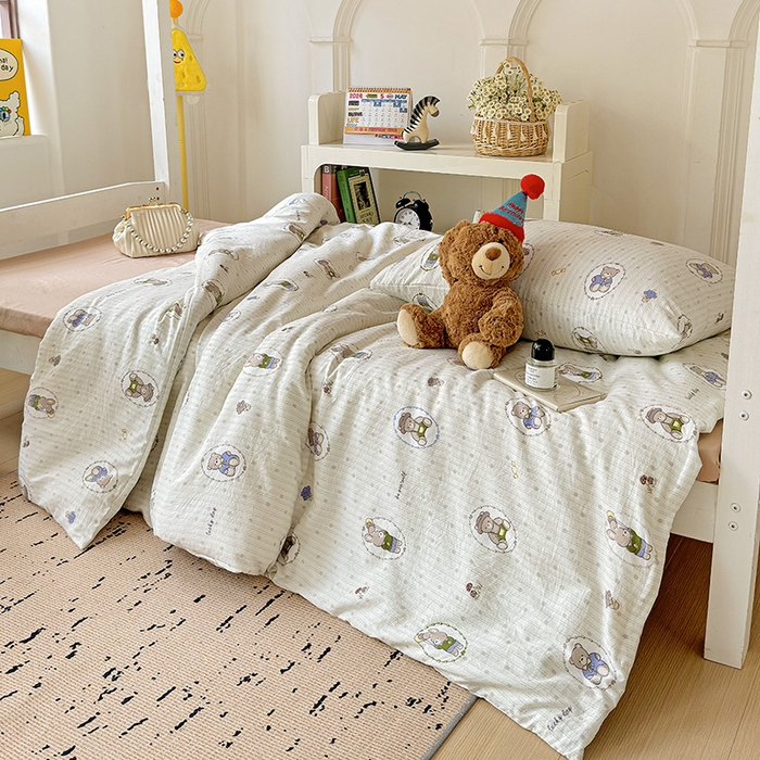 91家纺网 家纺一手货源 找家纺 港岛妹妹 2025新款宿舍学生三件套 童年玩偶