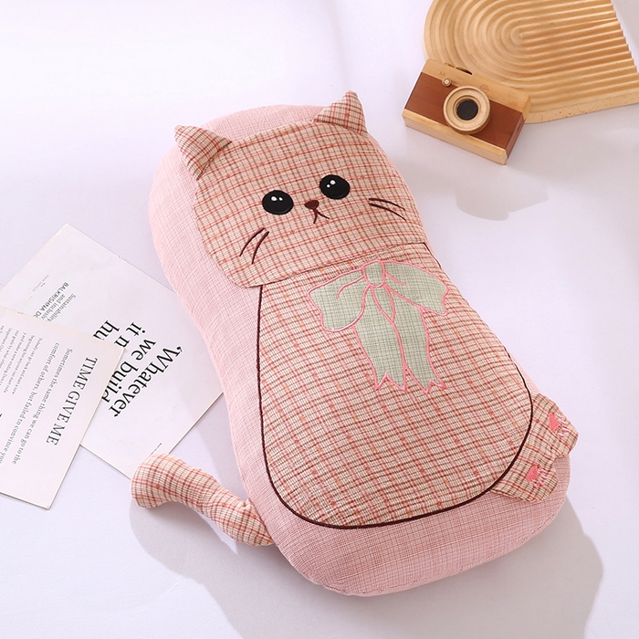 91家纺网 家纺一手货源 找家纺 （总）蔻眠 叮叮猫-全棉卡通荞麦枕儿童学生成人护颈枕芯