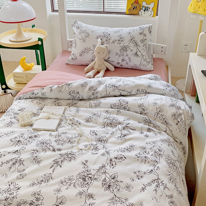 91家纺网 家纺一手货源 找家纺 海岛哥哥 2025新款云朵棉宿舍学生三件套 时安