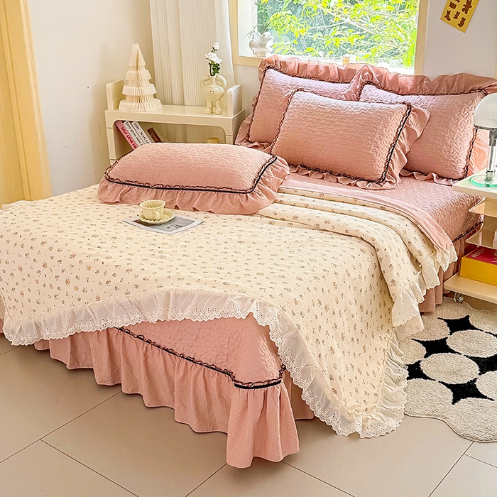 91家纺网 家纺一手货源 找家纺 仟网汇 2025新款床盖四件套夏被四件套（活套被套） 梦境