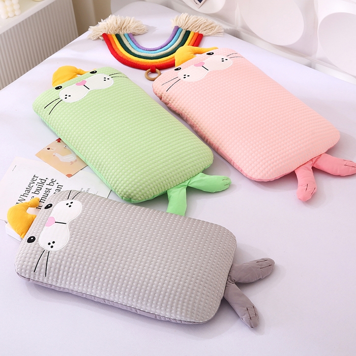 91家纺网 家纺一手货源 找家纺 （总）蔻眠 小海狮-夏季凉感丝卡通荞麦枕头儿童学生防出汗专用枕芯