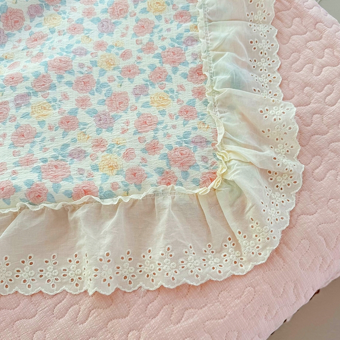 91家纺网 家纺一手货源 找家纺 仟网汇 2025新款床盖四件套夏被四件套（活套被套） 春天里