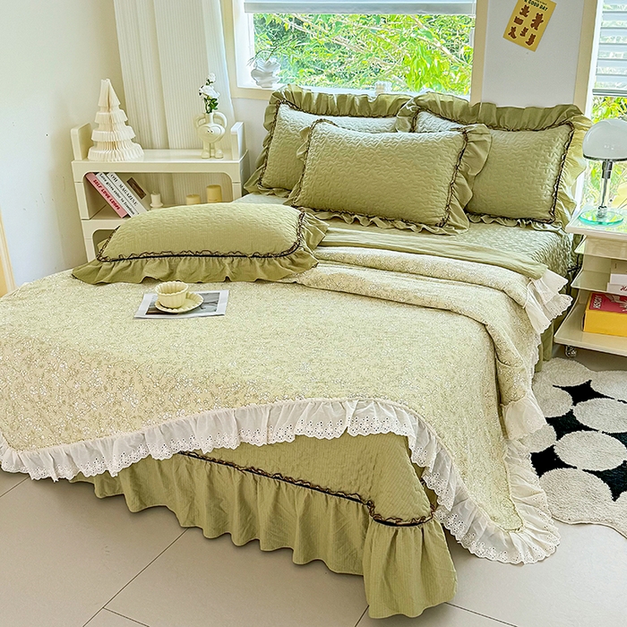 仟网汇 2025新款床盖四件套夏被四件套（活套被套） 春晓