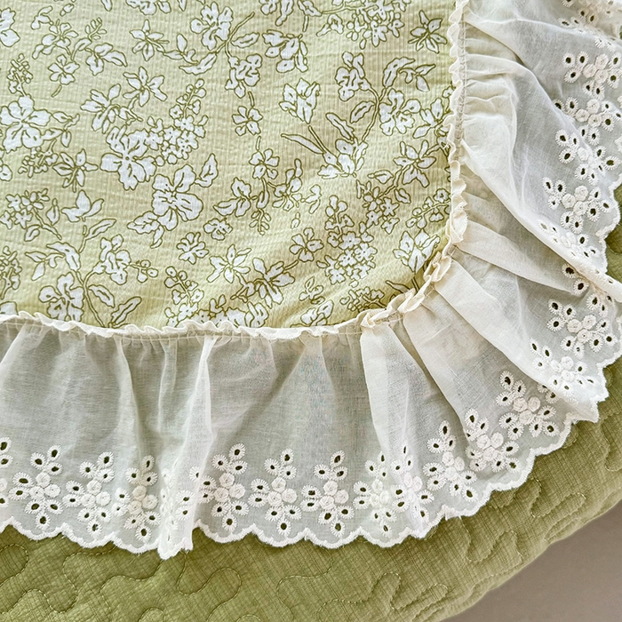 91家纺网 家纺一手货源 找家纺 仟网汇 2025新款床盖四件套夏被四件套（活套被套） 春晓