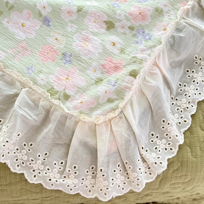 91家纺网 家纺一手货源 找家纺 仟网汇 2025新款床盖四件套夏被四件套（活套被套） 莱茵河畔