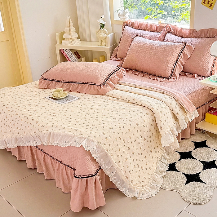 91家纺网 家纺一手货源 找家纺 仟网汇 2025新款床盖四件套夏被四件套（活套被套） 梦境