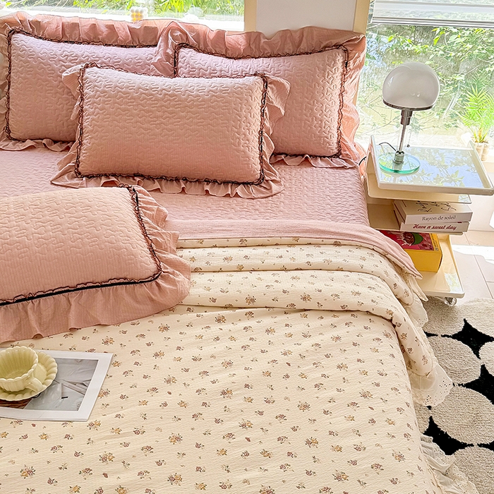 91家纺网 家纺一手货源 找家纺 仟网汇 2025新款床盖四件套夏被四件套（活套被套） 梦境