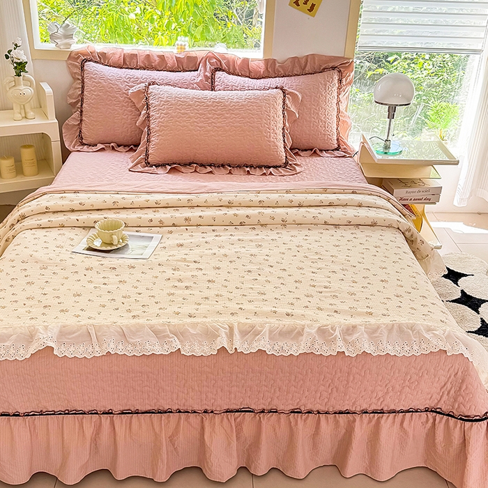 91家纺网 家纺一手货源 找家纺 仟网汇 2025新款床盖四件套夏被四件套（活套被套） 梦境