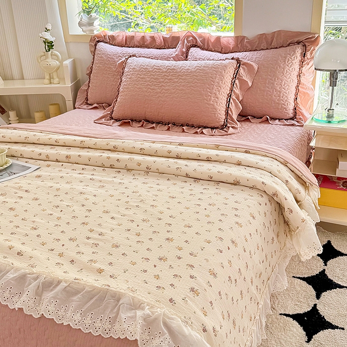 91家纺网 家纺一手货源 找家纺 仟网汇 2025新款床盖四件套夏被四件套（活套被套） 梦境