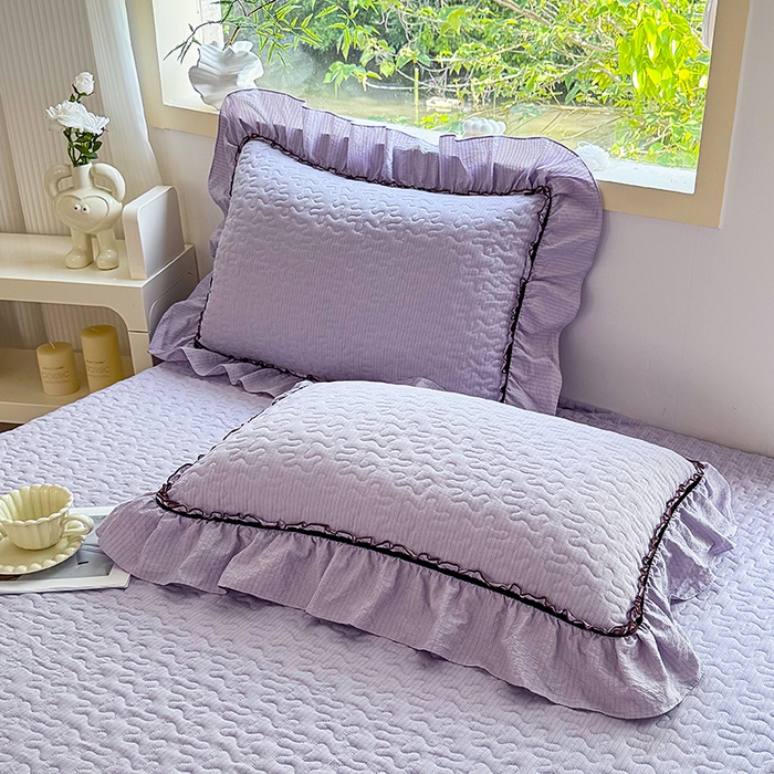 91家纺网 家纺一手货源 找家纺 仟网汇 2025新款床盖四件套夏被四件套（活套被套） 慕斯小狗兰