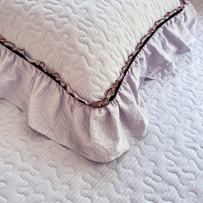 91家纺网 家纺一手货源 找家纺 仟网汇 2025新款床盖四件套夏被四件套（活套被套） 慕斯小狗兰