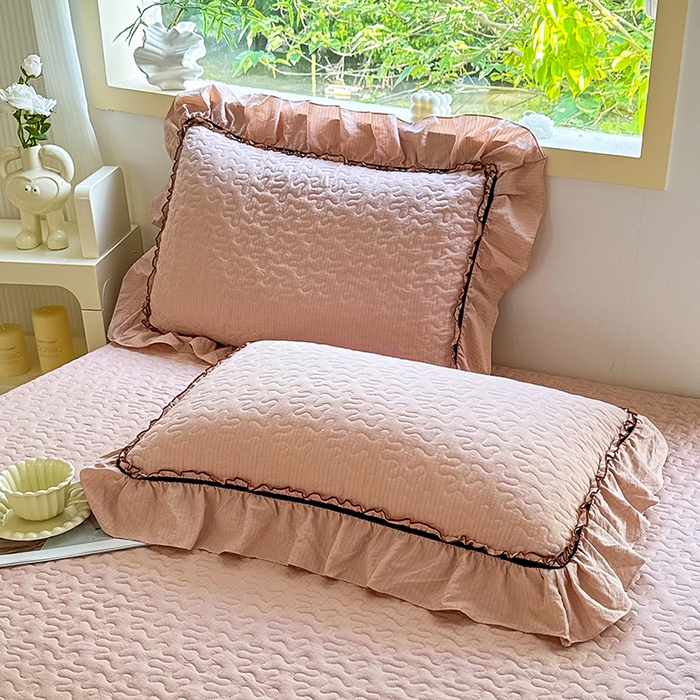 91家纺网 家纺一手货源 找家纺 仟网汇 2025新款床盖四件套夏被四件套（活套被套） 心动