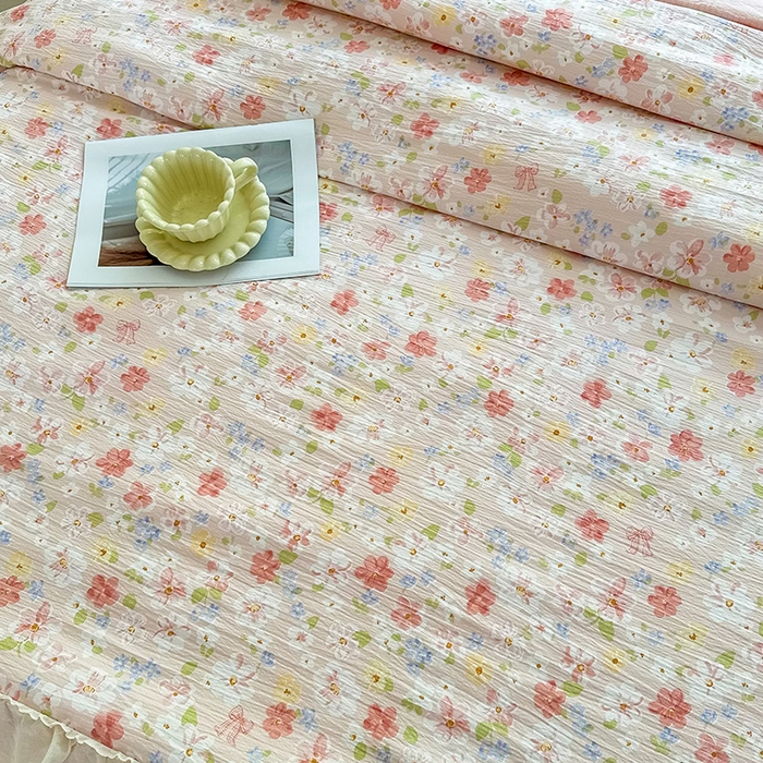 91家纺网 家纺一手货源 找家纺 仟网汇 2025新款床盖四件套夏被四件套（活套被套） 云水瑶