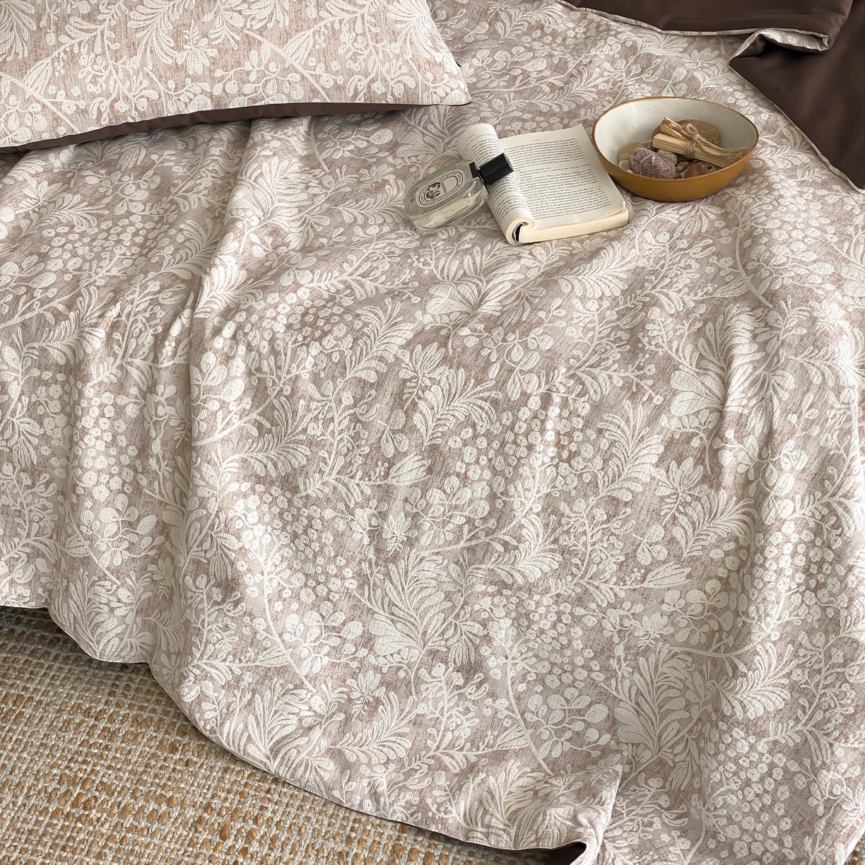 91家纺网 家纺一手货源 找家纺 （总）赫帛 2025春夏新款全棉纯棉色织提花数码印花七草夏被夏凉被空调被