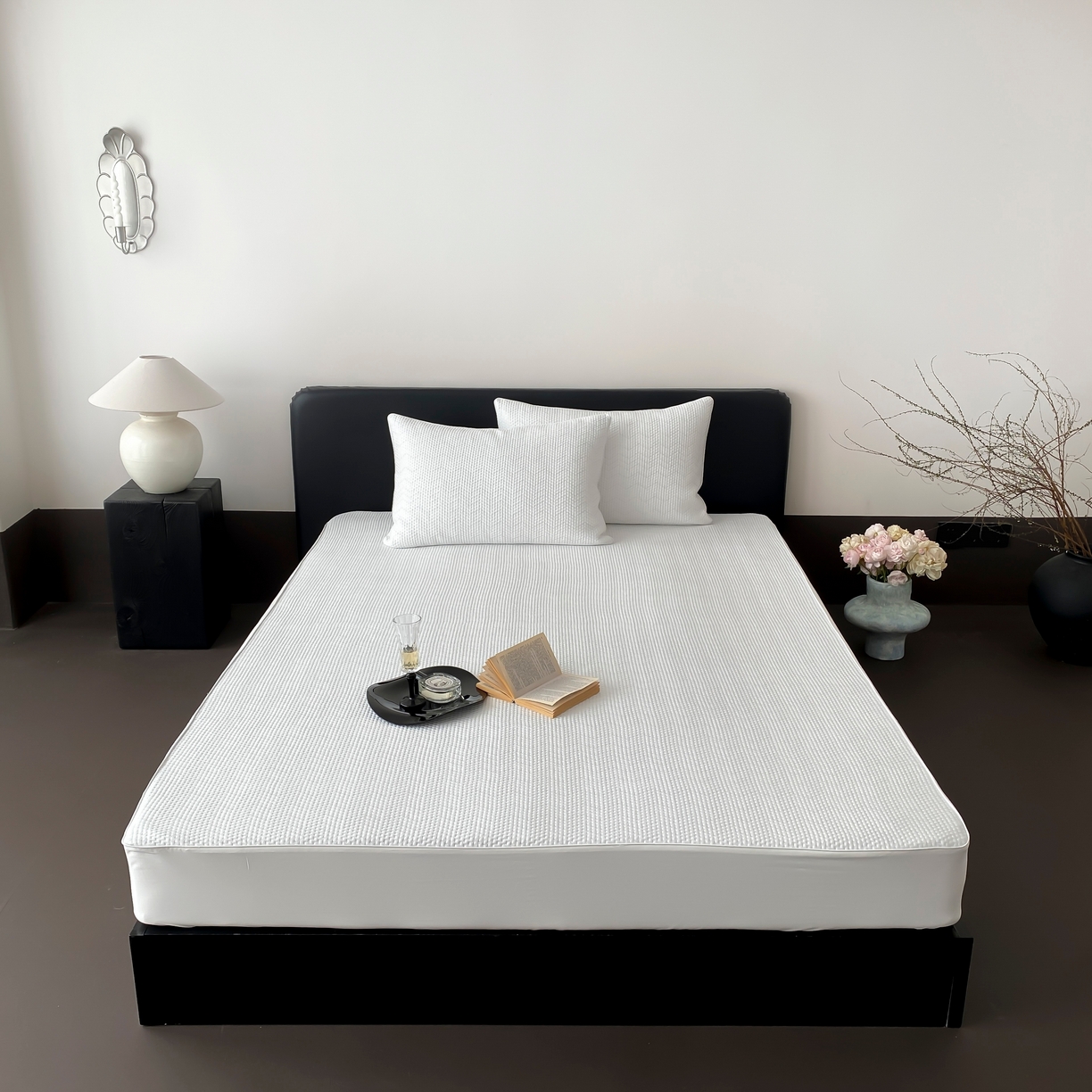 91家纺网 家纺一手货源 找家纺 赫帛 2025春夏新款日本ICE 3D Max进口冷感软凉席空调席 素编-白