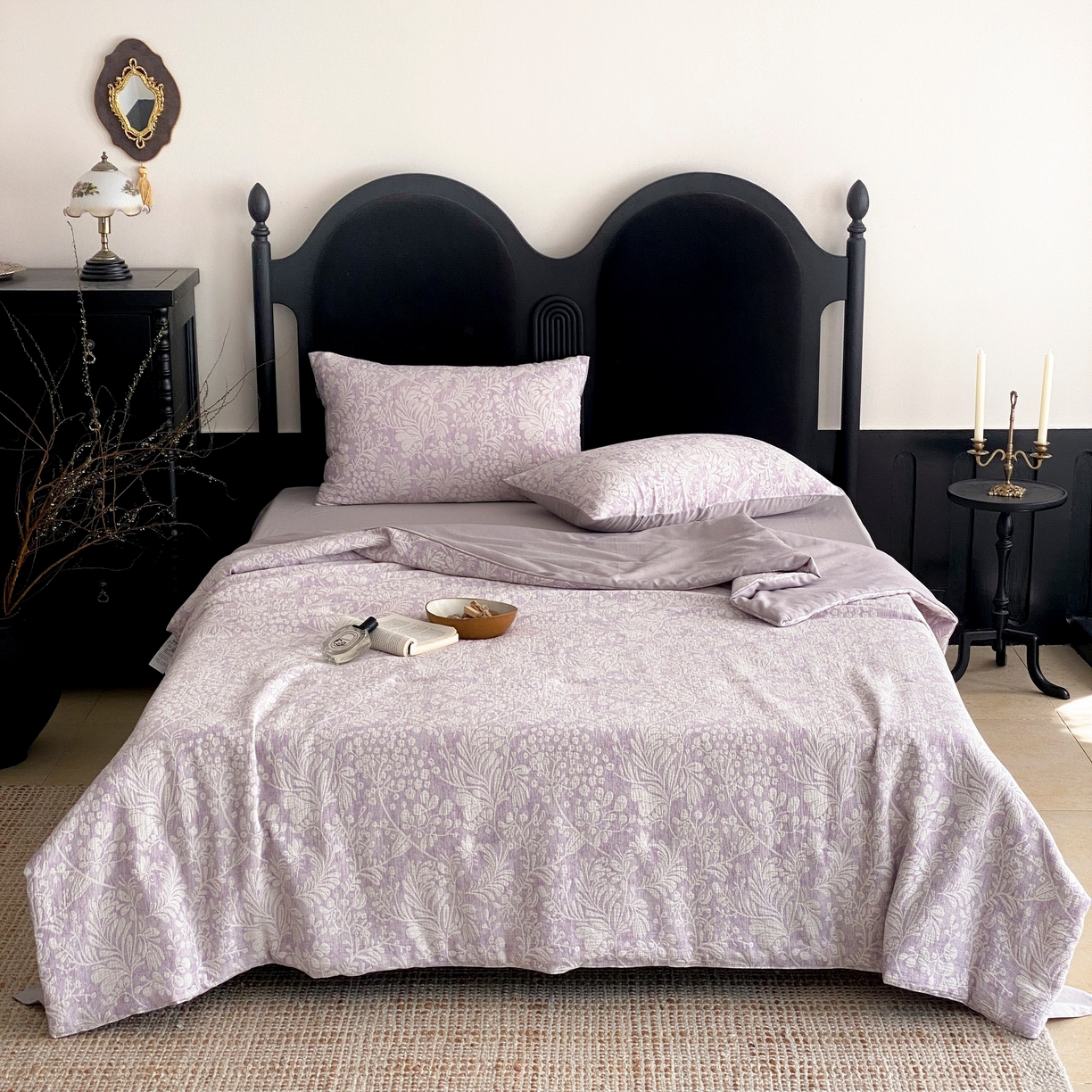 91家纺网 家纺一手货源 找家纺 （总）赫帛 2025春夏新款全棉纯棉色织提花数码印花七草夏被夏凉被空调被