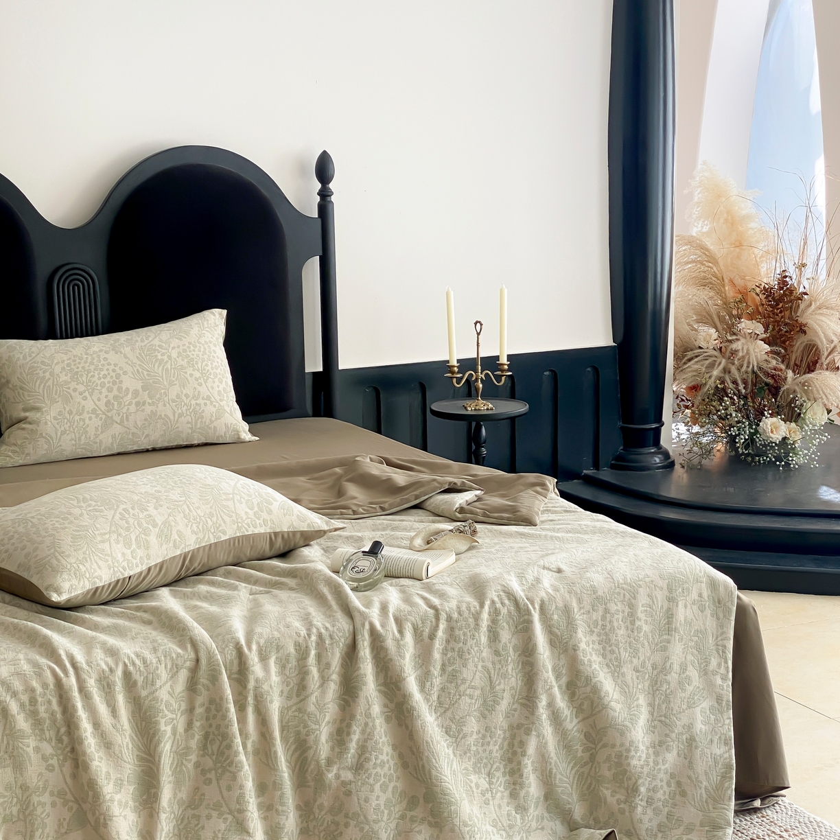 91家纺网 家纺一手货源 找家纺 赫帛 2025春夏新款全棉纯棉色织提花数码印花七草夏被夏凉被空调被 七草-绿色夏被