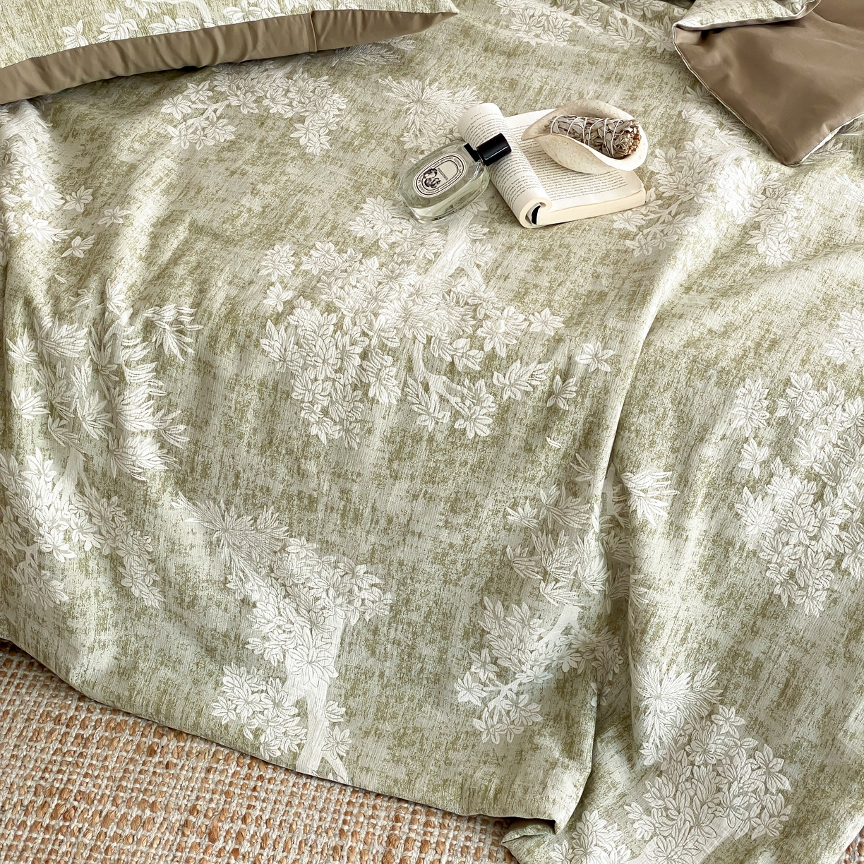 91家纺网 家纺一手货源 找家纺 （总）赫帛 2025春夏新款全棉纯棉色织提花数码印花椿野夏被夏凉被空调被