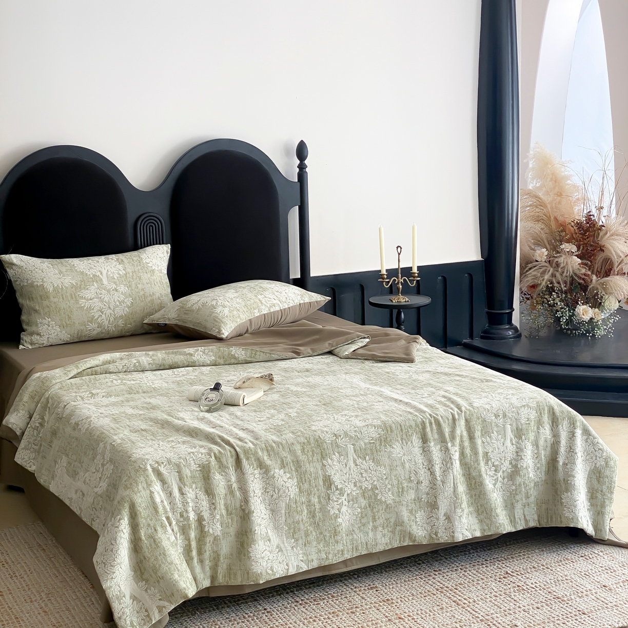 91家纺网 家纺一手货源 找家纺 （总）赫帛 2025春夏新款全棉纯棉色织提花数码印花椿野夏被夏凉被空调被