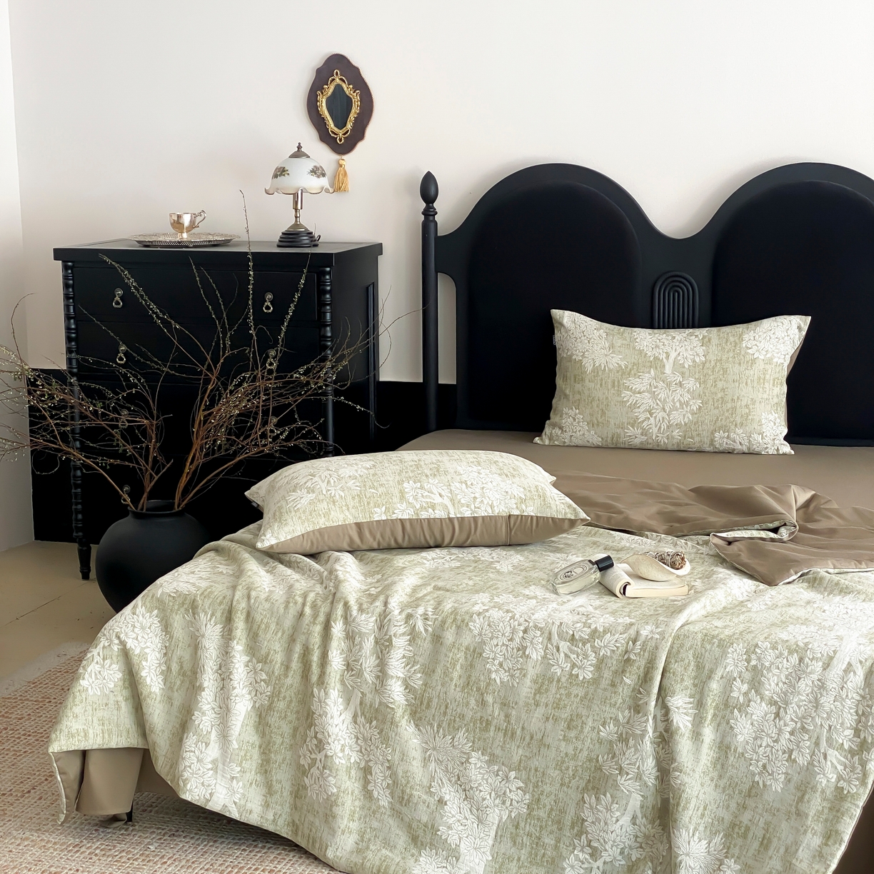 91家纺网 家纺一手货源 找家纺 （总）赫帛 2025春夏新款全棉纯棉色织提花数码印花椿野夏被夏凉被空调被