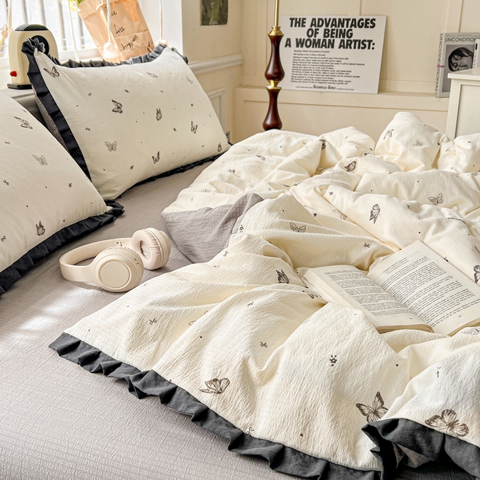 91家纺网 家纺一手货源 找家纺 （总）仟网汇 2025新款赫本风四件套