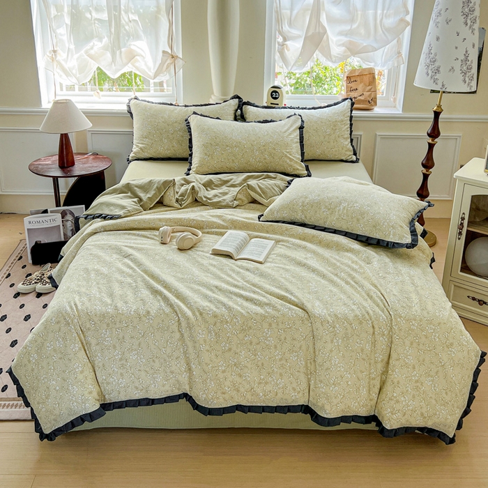 91家纺网 家纺一手货源 找家纺 仟网汇 2025新款赫本风四件套 赫本风-安夏