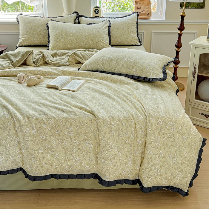 91家纺网 家纺一手货源 找家纺 仟网汇 2025新款赫本风四件套 赫本风-安夏