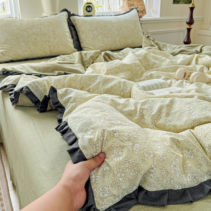 91家纺网 家纺一手货源 找家纺 仟网汇 2025新款赫本风四件套 赫本风-安夏