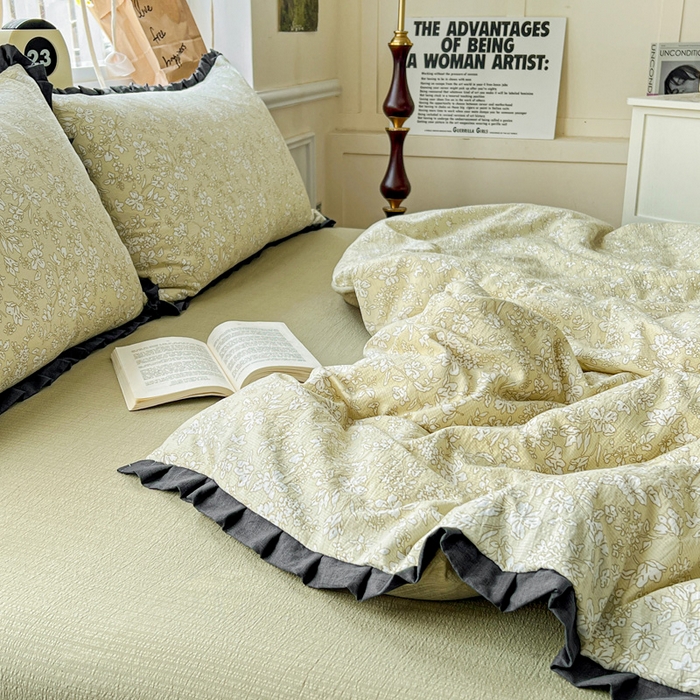 91家纺网 家纺一手货源 找家纺 仟网汇 2025新款赫本风四件套 赫本风-安夏