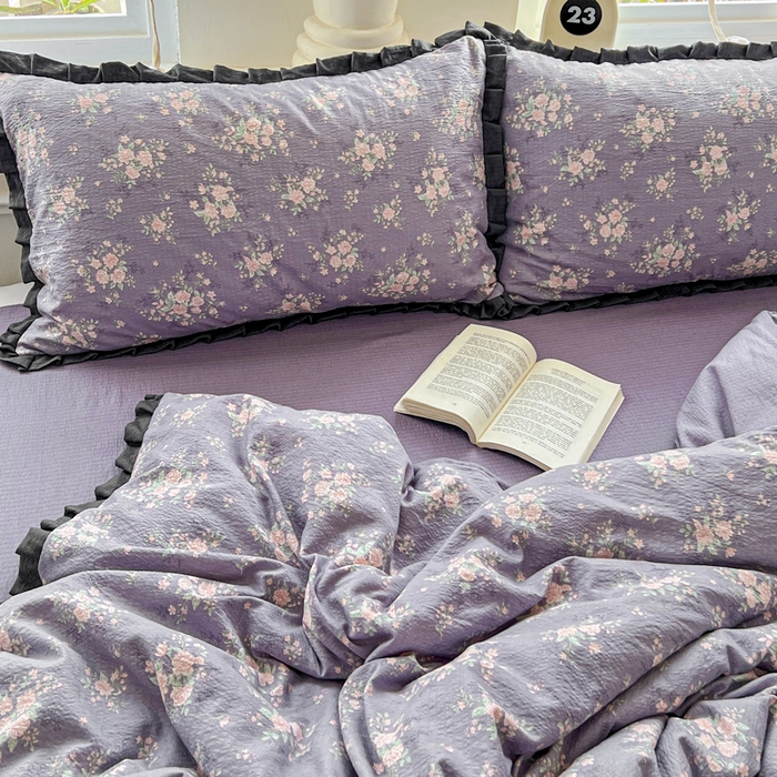 91家纺网 家纺一手货源 找家纺 仟网汇 2025新款赫本风四件套 赫本风-豆蔻