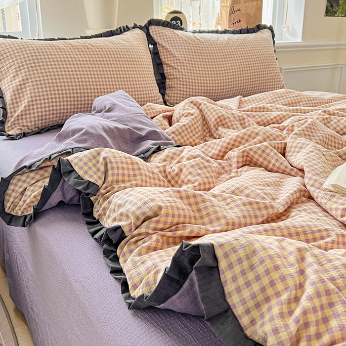 91家纺网 家纺一手货源 找家纺 仟网汇 2025新款赫本风四件套 赫本风-复古格