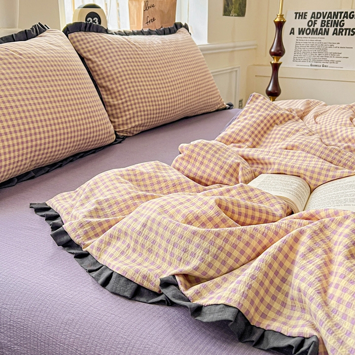 91家纺网 家纺一手货源 找家纺 仟网汇 2025新款赫本风四件套 赫本风-复古格