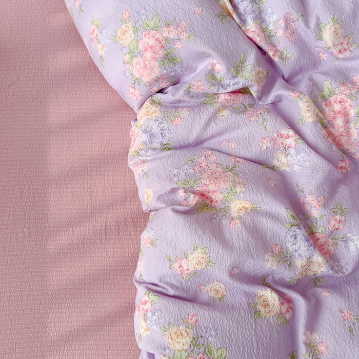 91家纺网 家纺一手货源 找家纺 竹合家纺 2025新品云感皱皱四件套跑量款小清新四件套